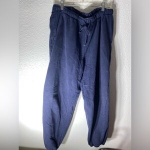 Cherokee HeavyWeight Navy Joggers Large Heavy weight fleece Free shipping.
